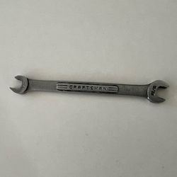 Vtg Craftsman VV-44571 Open End Wrench 1/4 & 5/16 Forged in USA