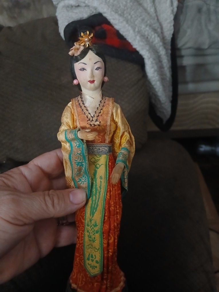 Antique China doll old $10