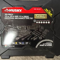 Husky 105 Piece Mechanics Tool Set