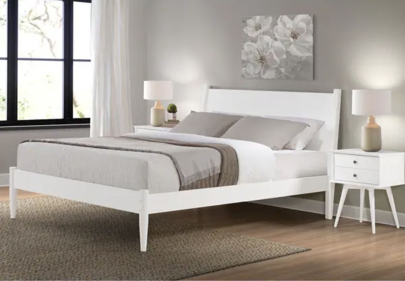 White Oak- 🛏️ FULL-Platform Bed-NEW Modern Camaflexi-Brand New In the Box!