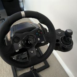 Logitech G920, Shifter, And Stand 