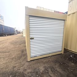 10 Foot Used Steel Storage Shipping Container - Roll Up Door - Long Beach