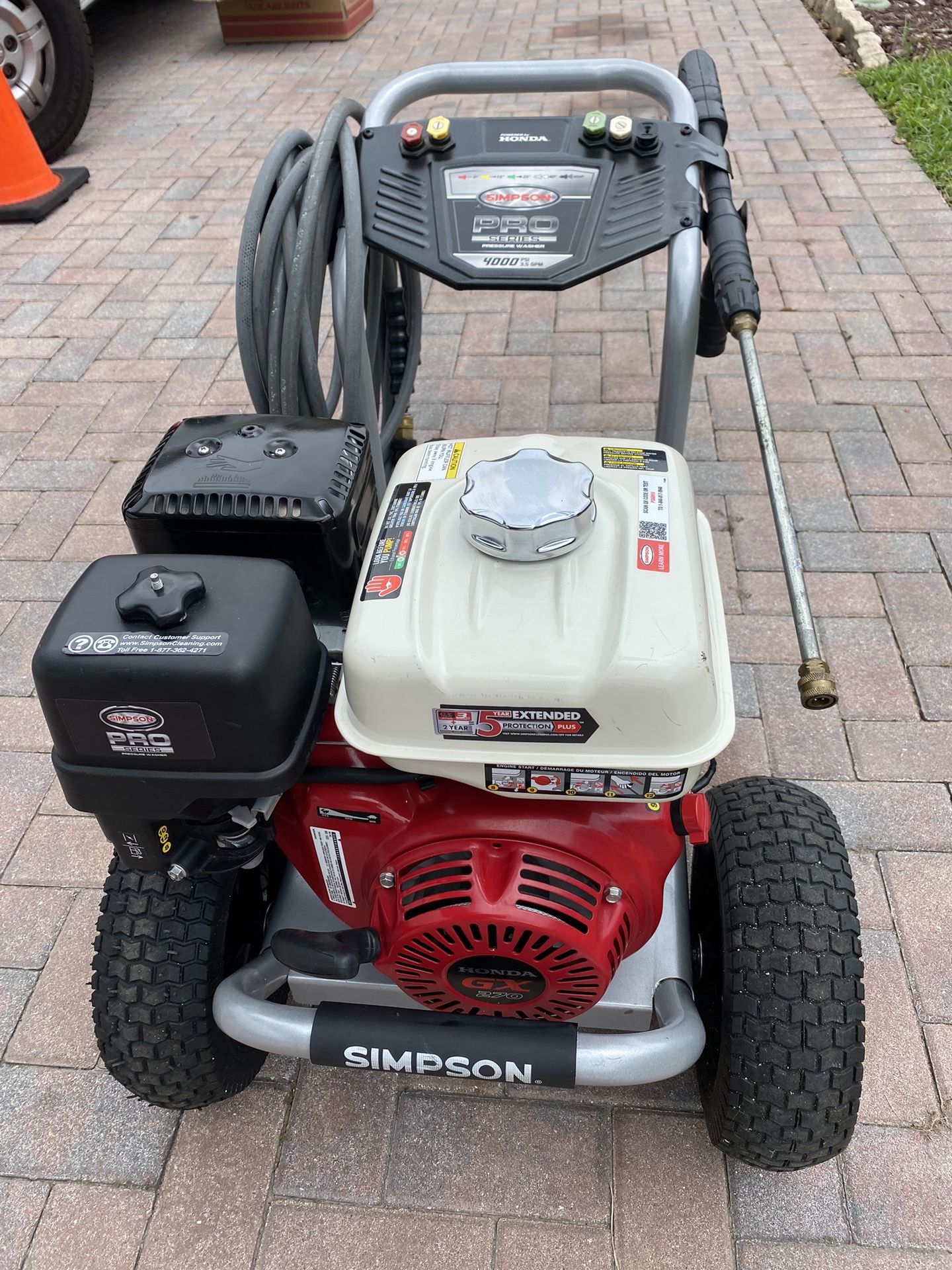 Used Pressure Washer Simpson 4000 PSi 3.5 GPM Honda GX-270