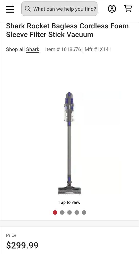 Cordless Shark Vacuum Rocket