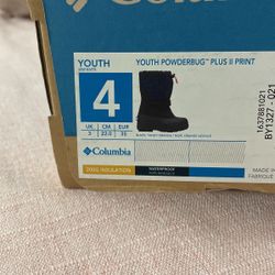 Youth Powderbug Boots Size 4