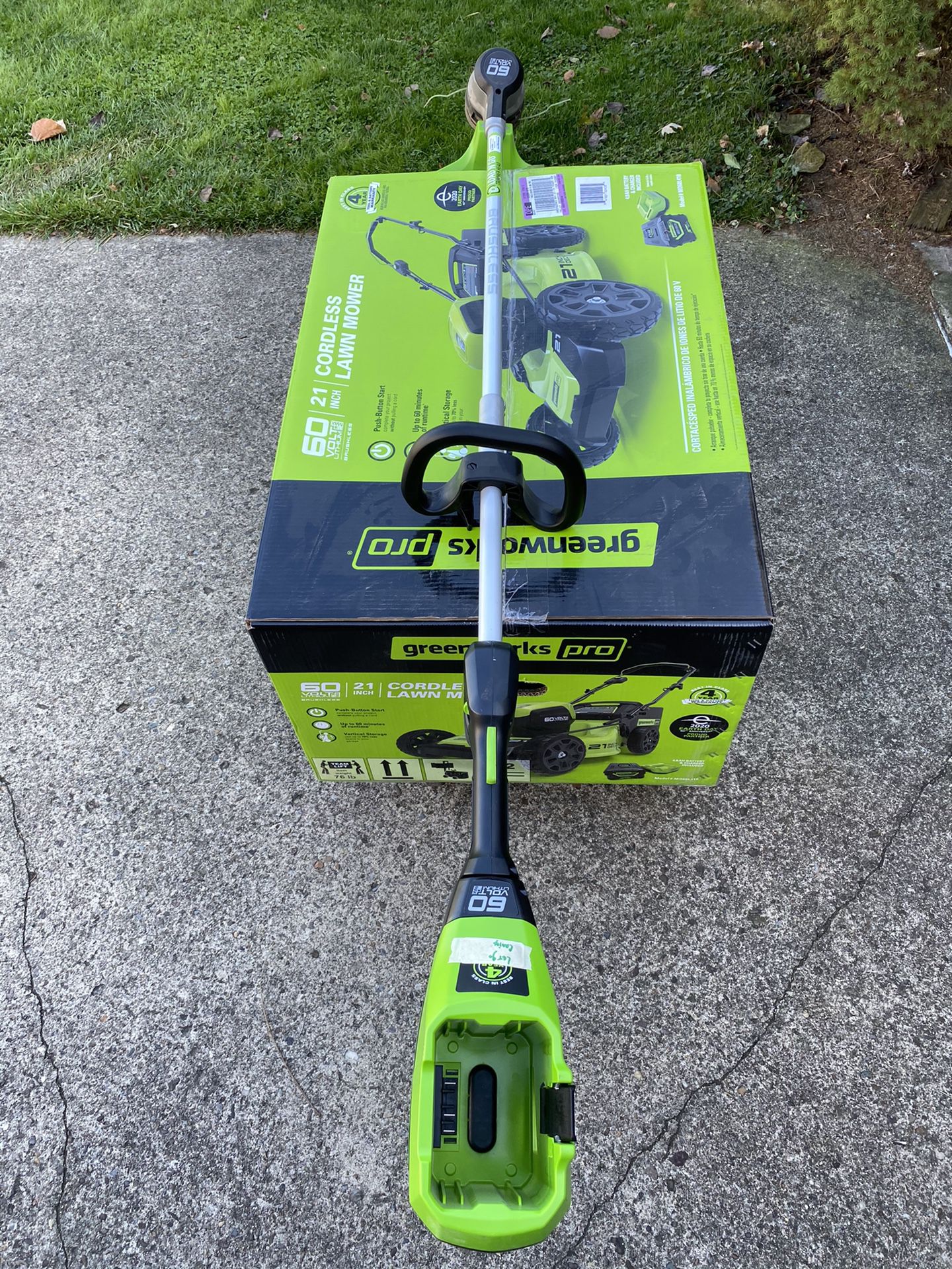Brand new greenworks 60v Lawn mower And Weed Eater