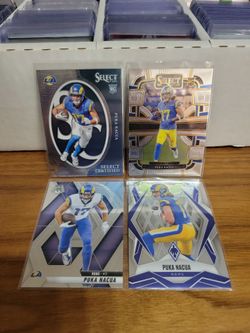 Puka Nacua LA Rams Rookie Card Lot x4