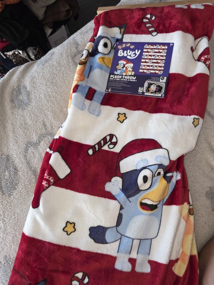 Bluey Christmas Blanket