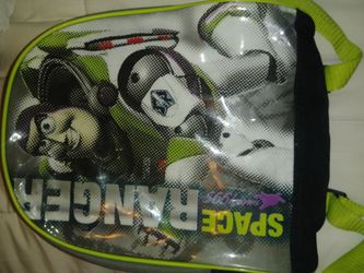 Small backpack with mega block legos 10$