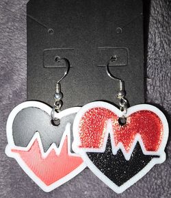 Heart Rate Earrings