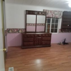 Dresser W Attached Mirror, Dresser, End Table