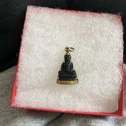 Black Buddha Pendant 