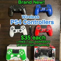 🎮 Brand New PS4 Wireless Controllers! Compatible with PS3, PS4, PS5 🎮