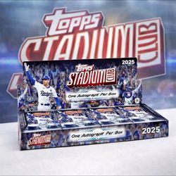 Topps Stadium Hobby Box 