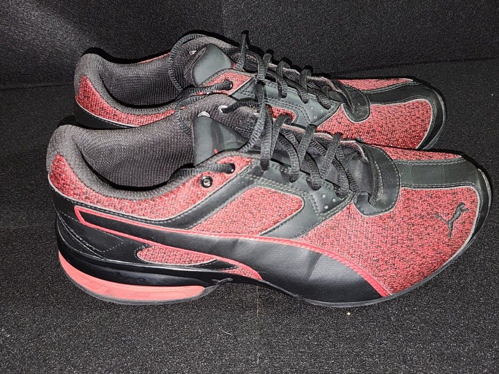 Puma Red/ Black Men's Running Shoes Size 10