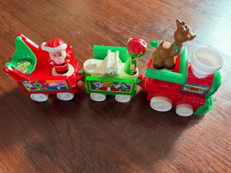 Little people Christmas train toy