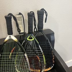 Racquetball Racquets 4 & 3 Balls ! 