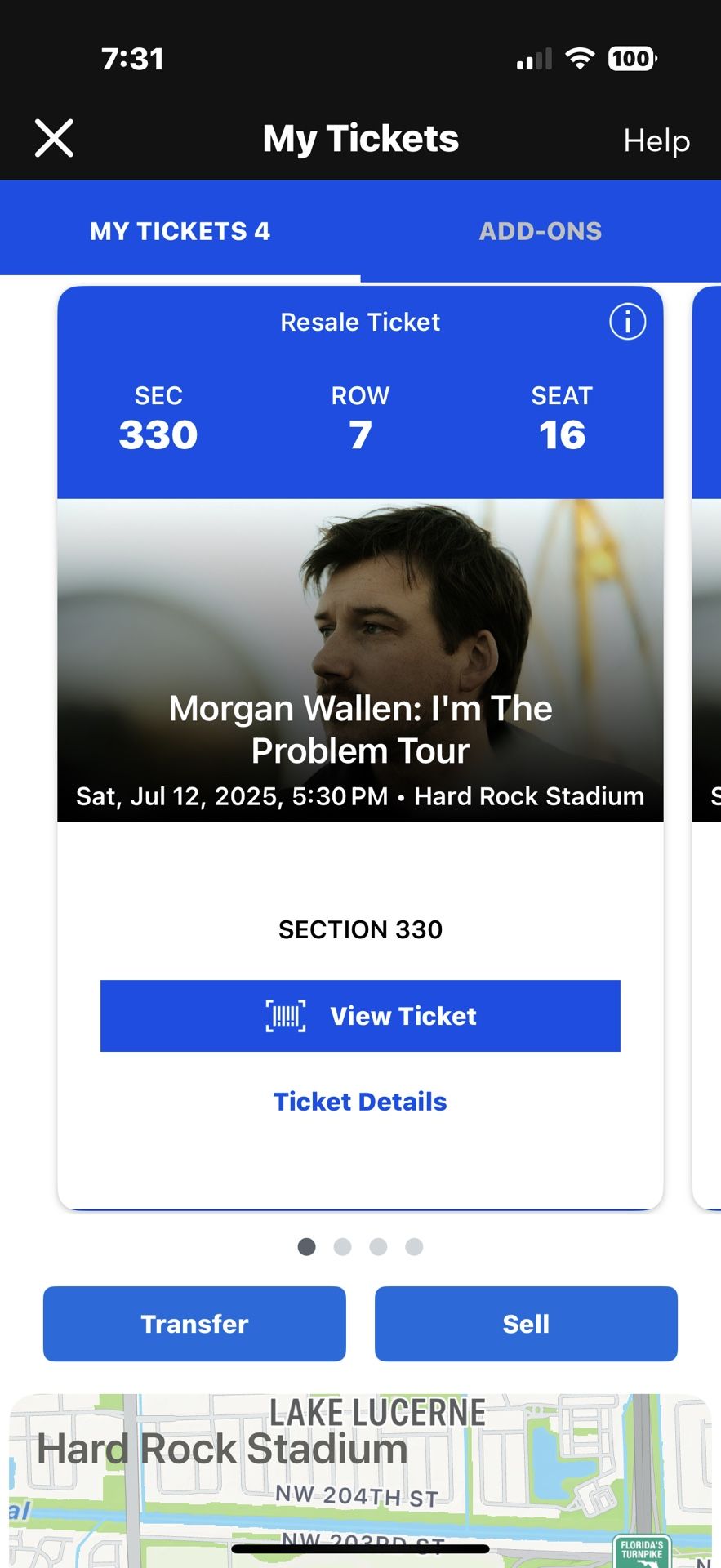 Morgan Wallen Tickets Sat July 12