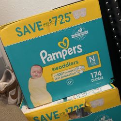Newborn Diapers Pampers 174 Count