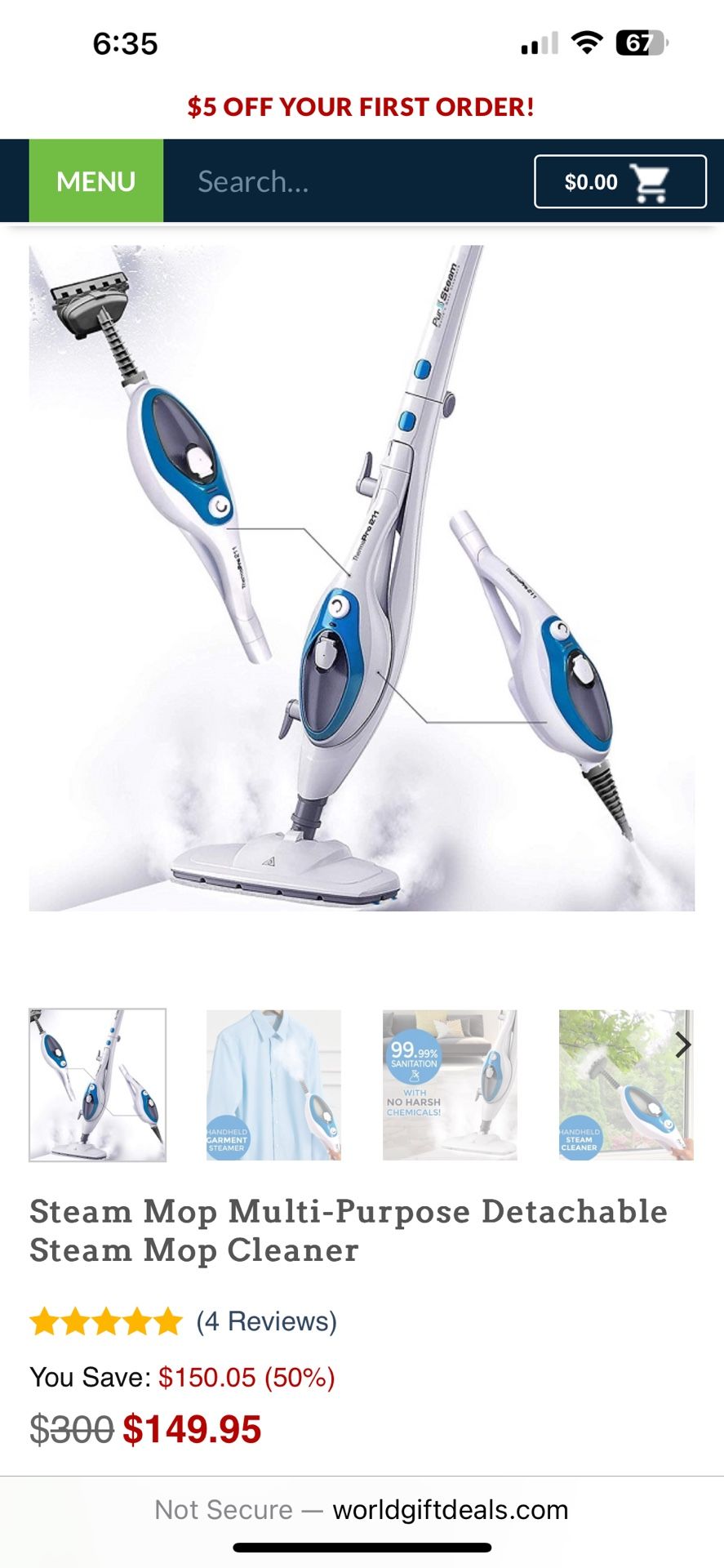 ThermaPro 211 Floor Steamer
