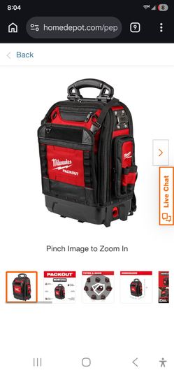 Milwuakee packout backpack