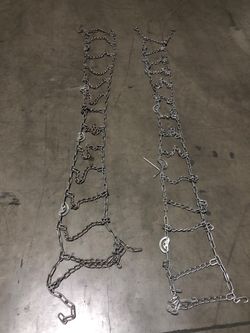 Tire snow chains for truck