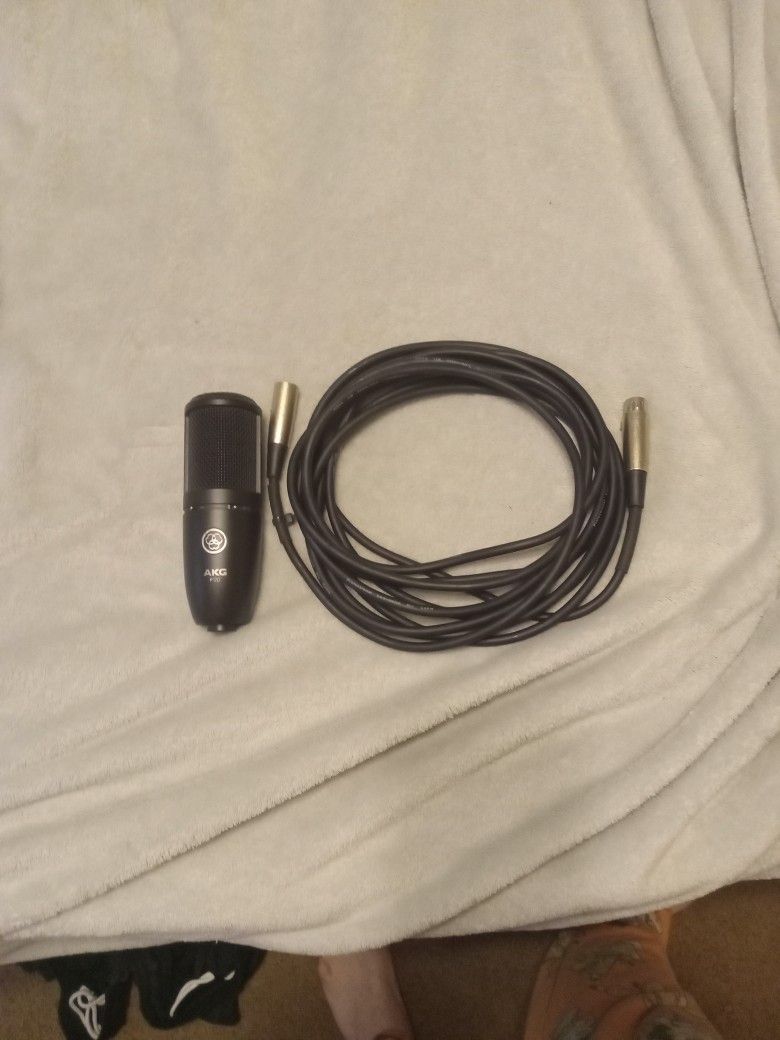 AkgP120 Studio Mic With 20 Ft XLR Cable