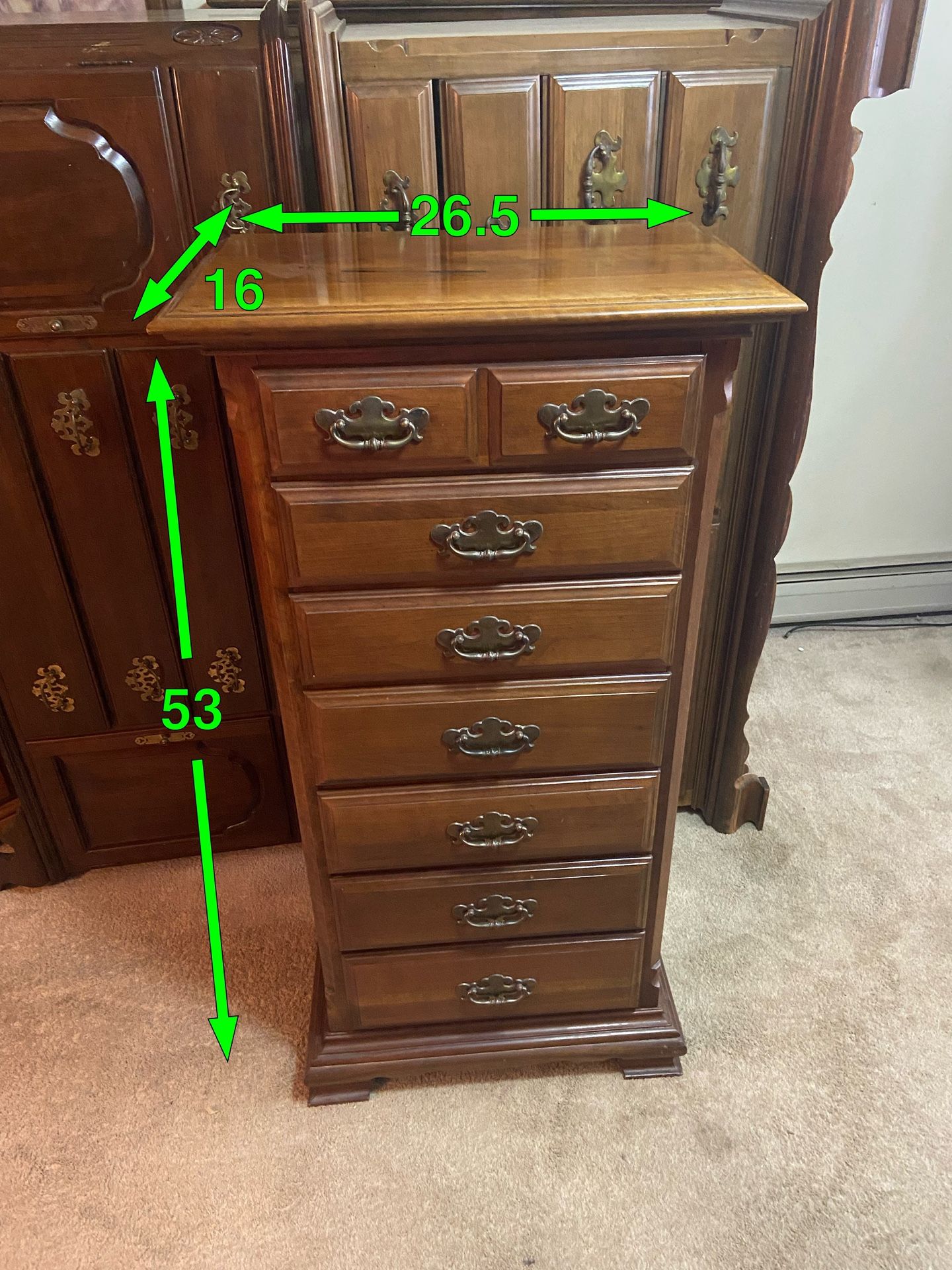 7 Drawer Lingerie Dresser