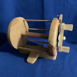 FISHING REEL, Toilet Paper Holder, NEW, Wood