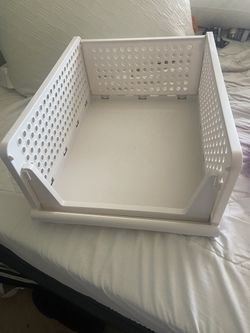 Stackable Foldable Baskets Closet