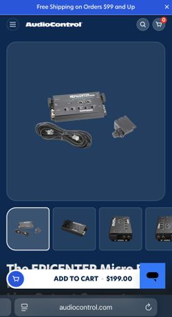 The EPICENTER Micro Bass Restoration Processor & Line Output Converter