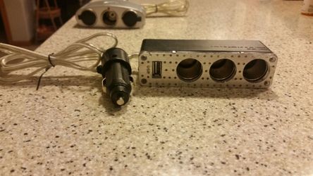 Car chargers.