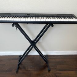 Mu Star 88 Key Piano With Stand & Carrying Case