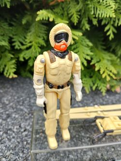 Vintage 1983 Hasbro GI Joe Snow Job V.1 ARAH Action Figure 100% Complete