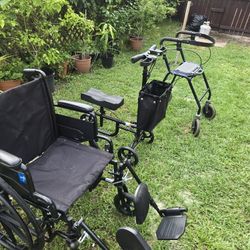 Wheel Chair Walker  Knee Rider All Three 