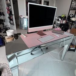 MIRROR SIDE TABLE