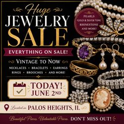 Huge Jewelry Sale – Vintage to Now! Necklaces, Rings, Rhinestones & More