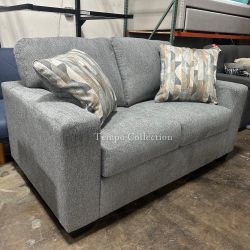 SOFA AND LOVESEAT SET, LIVING ROOM SET, COUCHES - [NEW] [EASY CARE FABRIC]