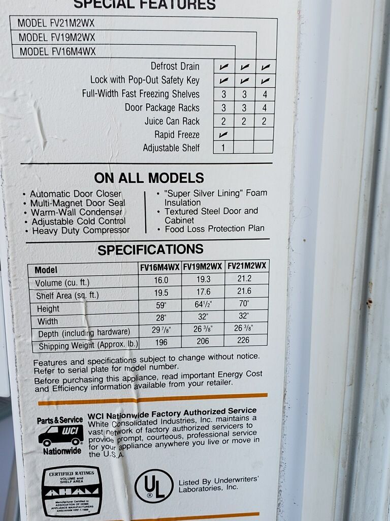 Gibson Heavy Duty Commercial Upright Freezer for Sale in Snohomish, WA