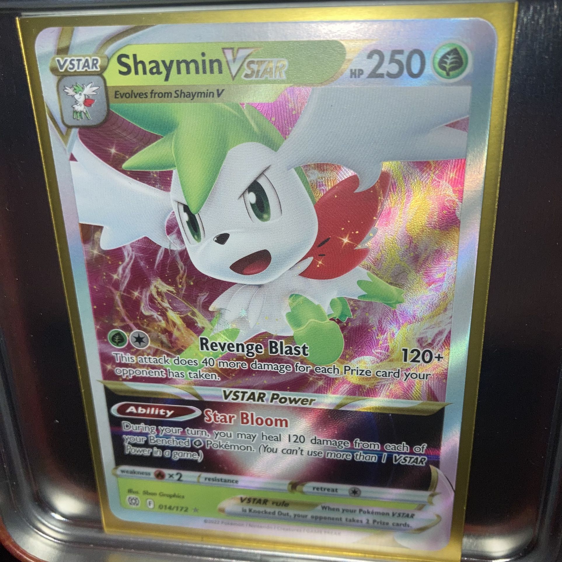 Pokemon TCG Shaymin V-Star 014 / 172 Brilliant Stars Halo Ultra Rare for  Sale in San Fernando, CA - OfferUp