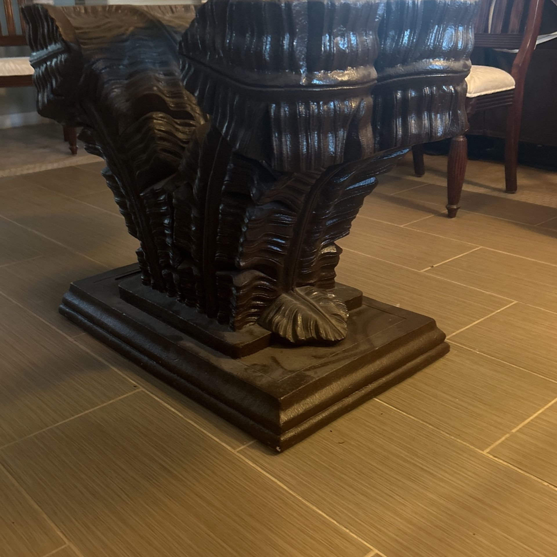 Large Wooden Carved Table