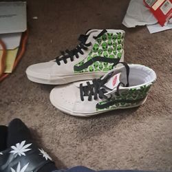 Vans White Alien Sk8 Hi