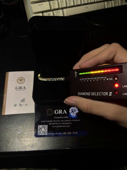 π₯ Iced 14K Gold VVS Tennis Bracelet π 4mm 8in | GRA Certifiedβ
οΈ | Dallas Pickup/deliveryπ