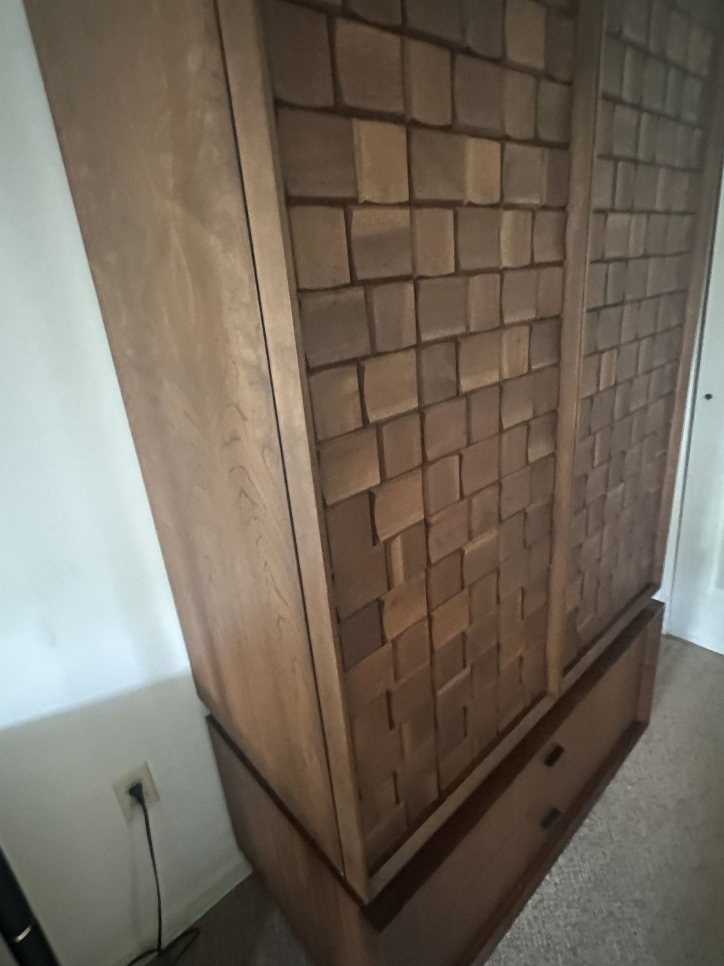 Mid Century Brutalist 5 Piece Bedroom Set