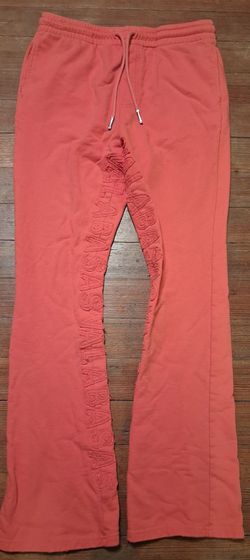 ValaBasas Mens Size Large Casual pants Orange Color
