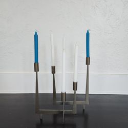 CB2 Brass Candle Holder