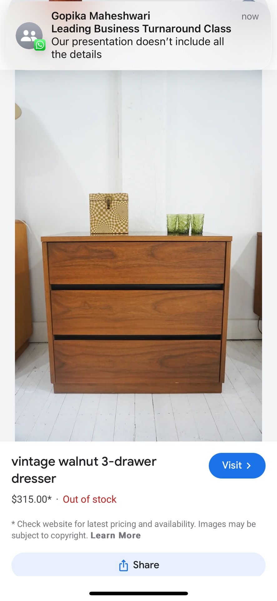 3-drawer Dresser