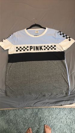 Women’s Blue/Blk/Gry Tshirt by Pink