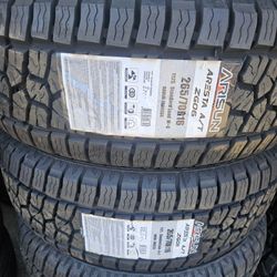 265-70-16 !!! ARISUN AGGRESSOR A/T !!! $470 LAS 4 LLANTAS MONTADAS Y BALANCEO INCLUIDO 👌 