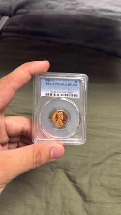 1986-S Lincoln Cent PCGS PR69RD DCAM